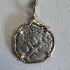 Silver 2 Reales Shipwreck Coin Pendant, 1718, , Potosi