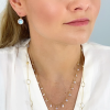Rainbow Moonstone Drop Earrings