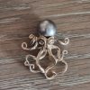 14K Octopus Pendant