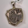 Silver 2 Reales Shipwreck Coin Pendant, 1721, Potosi