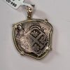 Silver 2 Reales Shipwreck Coin Pendant, 1721, Potosi - Image 2