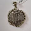 Silver 2 Reales Shipwreck Coin Pendant, 1674, Potosi