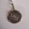 Silver 4 Real Shipwreck Coin Pendant, 1691, Potosi