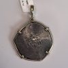 Silver 4 Real Shipwreck Coin Pendant, 1621-1656, Mexico City - Image 2