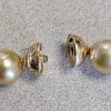 Golden South Sea Baroque pearl (14x10mm) 38" length - Image 3