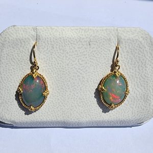 Opal Drop Earrings