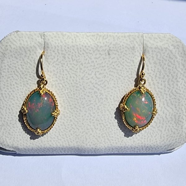 Opal Drop Earrings