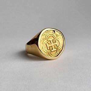 TREASURE COIN Ring 18 Karat