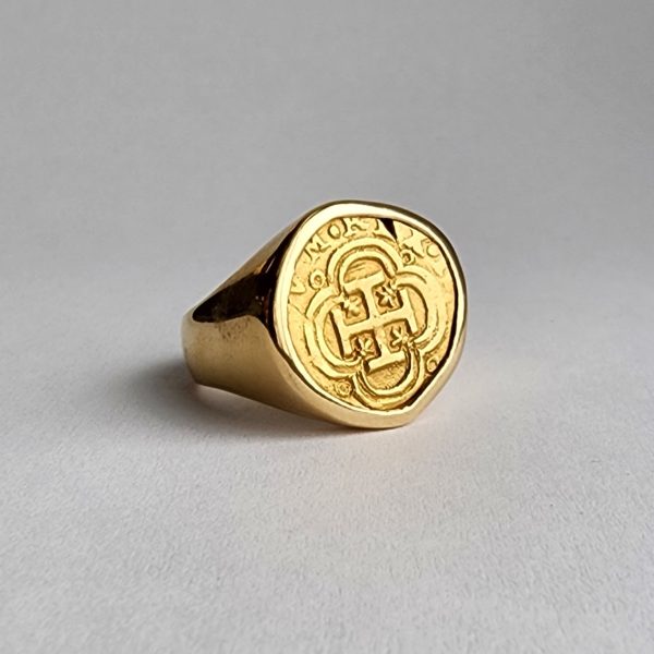 TREASURE COIN Ring 18 Karat