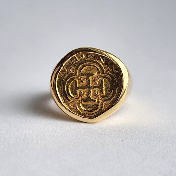 TREASURE COIN Ring 18 Karat - Image 2
