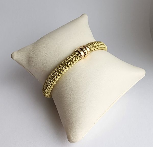 Florentine Slinky Link Bracelet in 18 Karat Gold