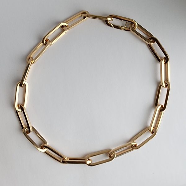 Oversized Paperclip Chain in 14 Karat Gold - Image 3