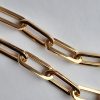 Oversized Paperclip Chain in 14 Karat Gold - Image 2
