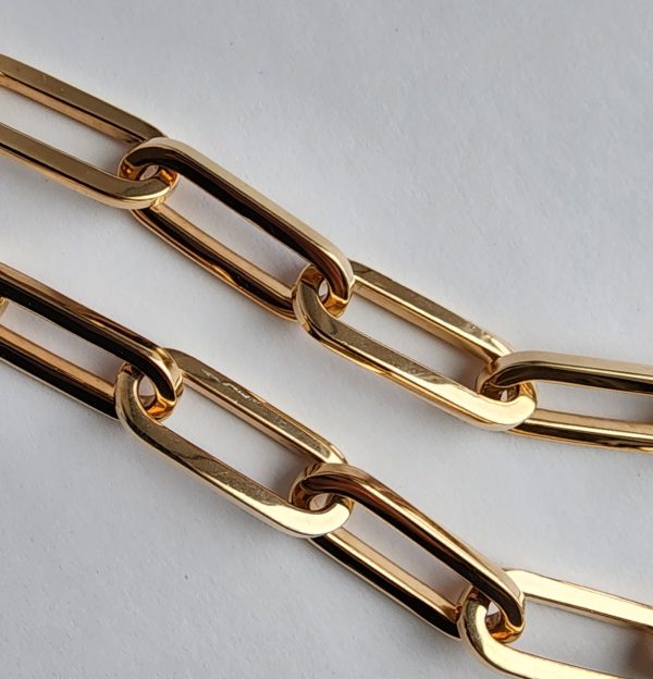 Oversized Paperclip Chain in 14 Karat Gold - Image 2