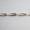 Paperclip Chain in 14 Karat Gold with White Enamel - Image 2