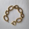 Twisted Link Bracelet in 14 Karat Gold - Image 2