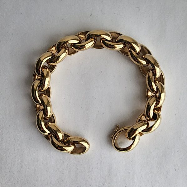 Cable Link Bracelet in 14 Karat Gold - Image 3