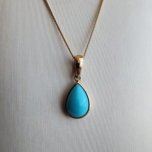 Turquoise Pendant (chain sold separately)