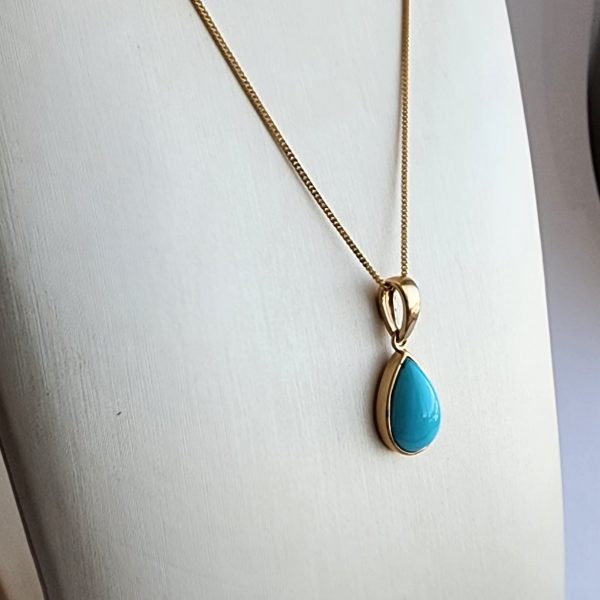 Turquoise Pendant (chain sold separately) - Image 2