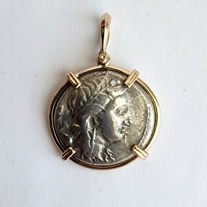 Persephone/Nike Tetradrachm, minted in Syracuse c. 317-289B.C.